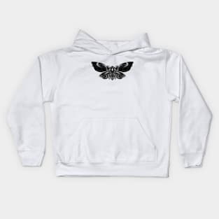 Moth deaths head Kids Hoodie